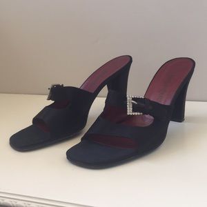 Yves Saint Laurent Satin Sandals